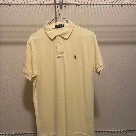 Polo by Ralph Lauren Men's Yellow Polo Shirt - Picture 1 of 3